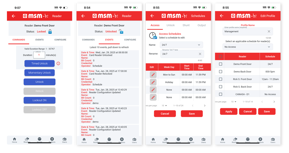 Webster MSM App Screens Page2